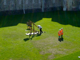 Balista in grounds of Tower of London
