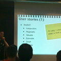 User stories slide from Peter Bell's talk