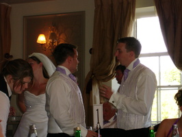 The new brother-in-laws, Matt the Groom, Peter the Usher