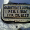 Catherine nee Glenny head stone