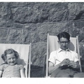 Ann & Joshua b.1922 Dawson in 1957