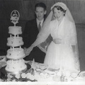 Joshua Dawson b. 1922 & Eileen Ashton wedding cake