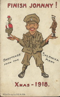 Joshua Dawson b. 1884 Xmas Card 1918