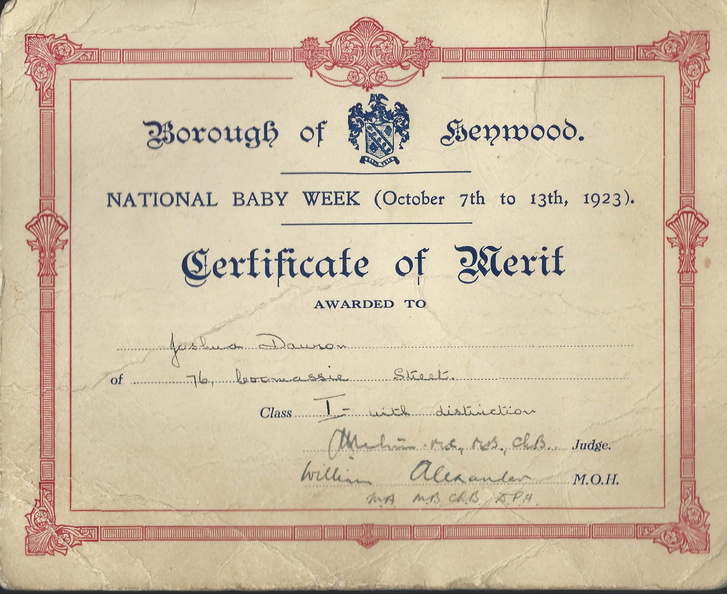 Jos Dawson certificate of merit 1923.jpg