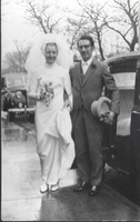 Bride &amp; father (Joshua Dawson b. 1922)