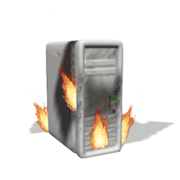 server on fire lg nwm